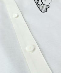 ボタン部分（ホワイト×ブルー）