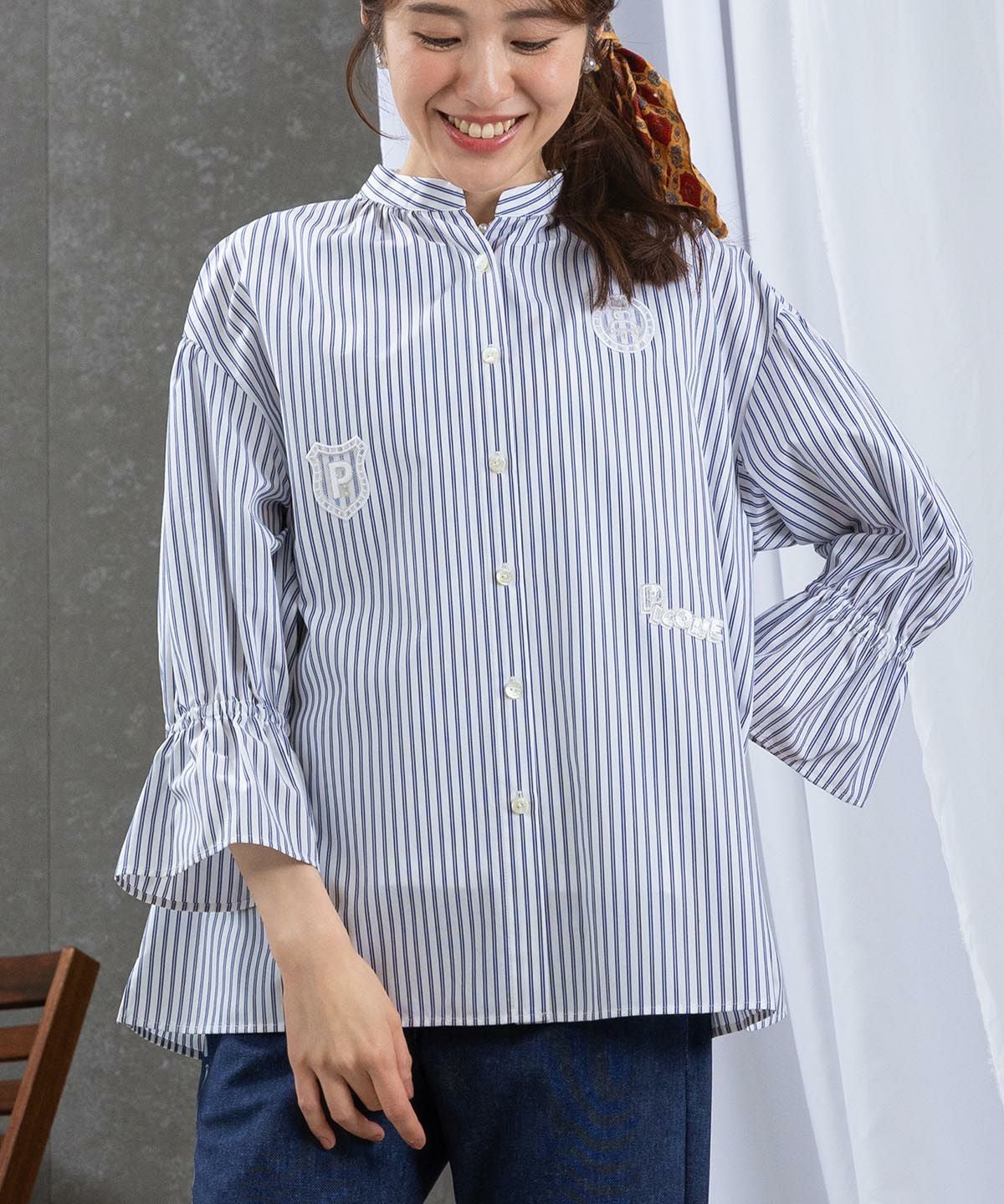 モデル着用画像（ブルー）