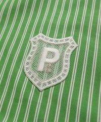 エンブレム風ロゴ刺繍（グリーン）