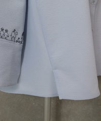 裾スリット（ライトブルー）