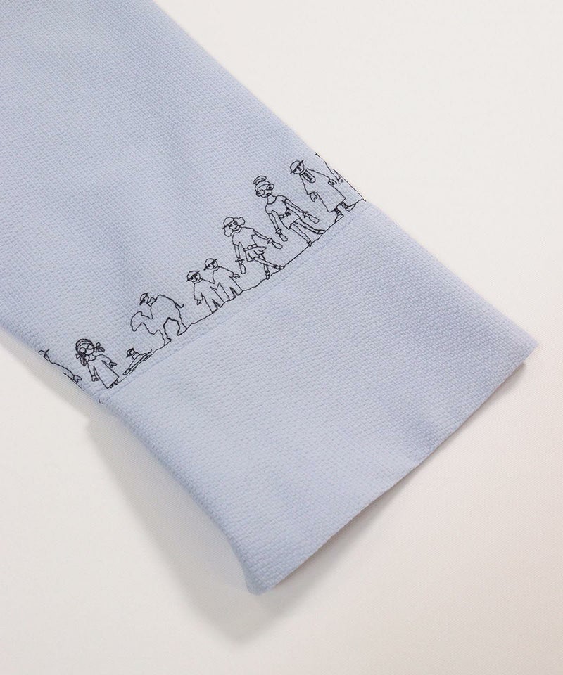 袖口（ライトブルー）