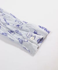 袖口部分（ブルー）