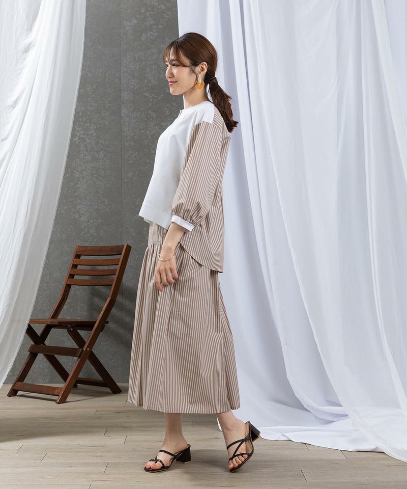 モデル着用画像（キャメル）