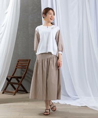 モデル着用画像（キャメル）