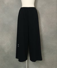 ワイドレッグパンツ（ブラック）