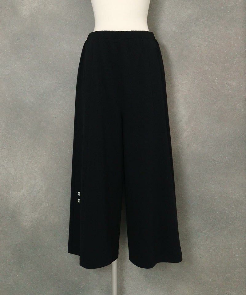 ワイドレッグパンツ（ブラック）