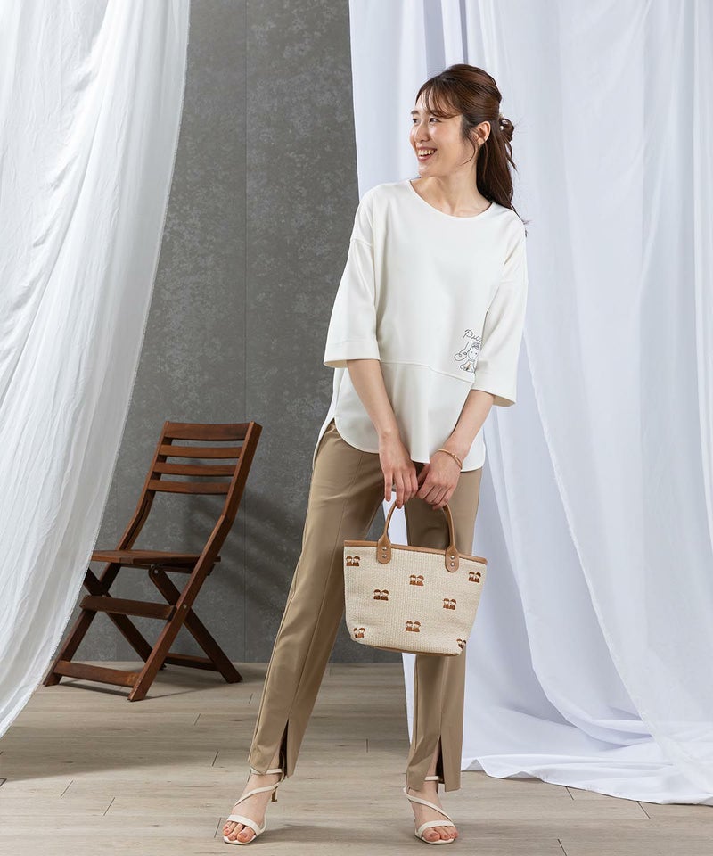 モデル着用（ベージュ）