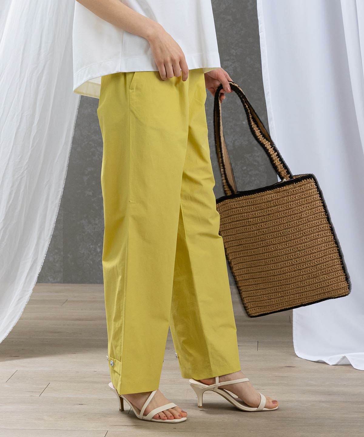 モデル着用画像（イエロー）