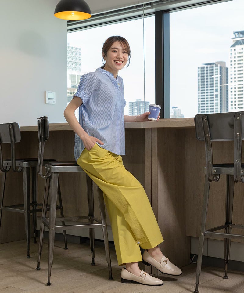 モデル着用画像（イエロー）