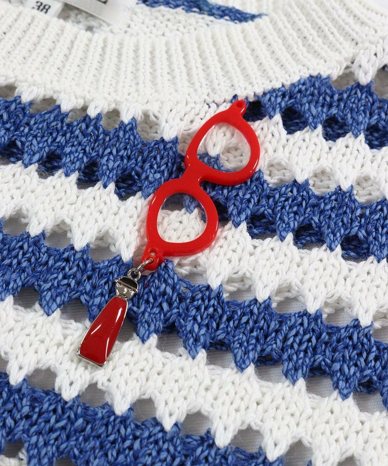 チャーム部分（ブルー）