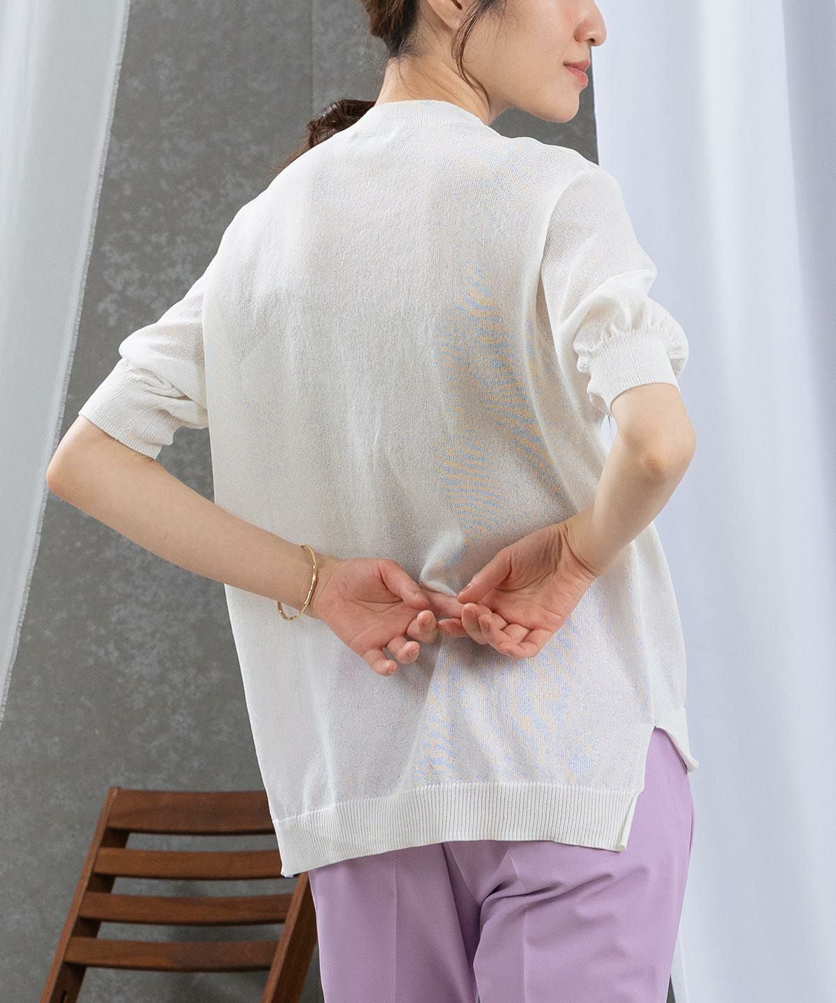 モデル着用画像（ホワイト）