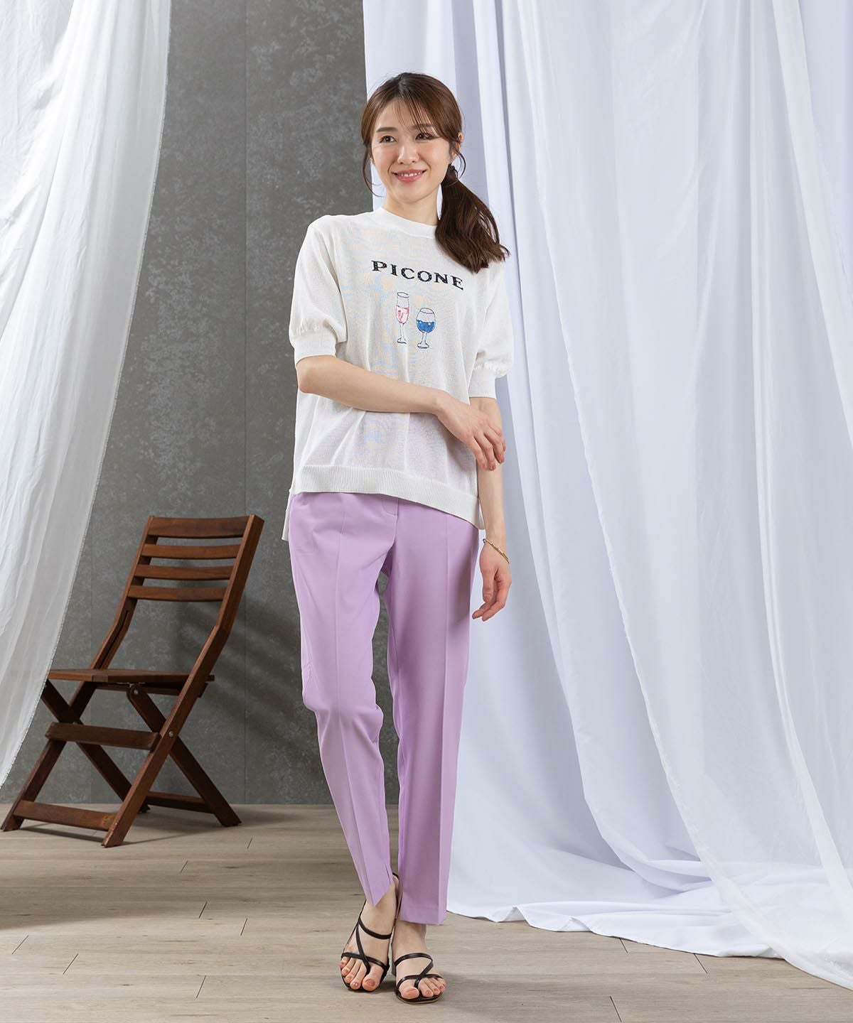 モデル着用画像（ホワイト）