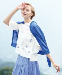 モデル着用画像（ブルー）