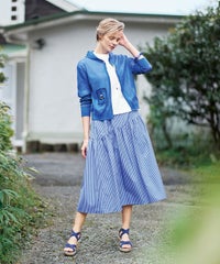 モデル着用画像（ブルー）