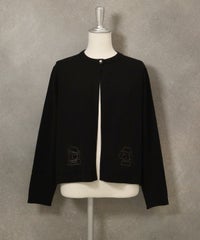 ポケットカーディガン（ブラック）