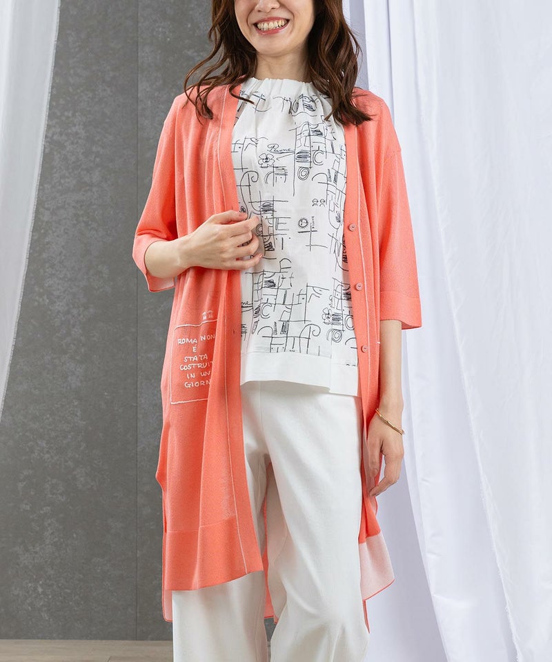 モデル着用画像（ライトオレンジ）