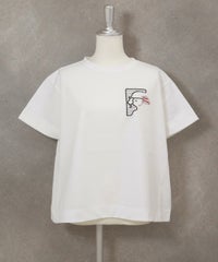 スパンコール刺繍冷感プルオーバー（ホワイト）