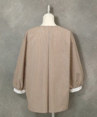 後ろ（ホワイト×キャメル）