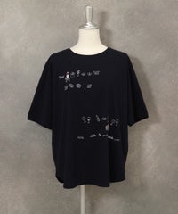 ラウンドヘムプルオーバー(ネイビー)