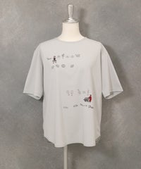 ラウンドヘムプルオーバー(ライトグレー)