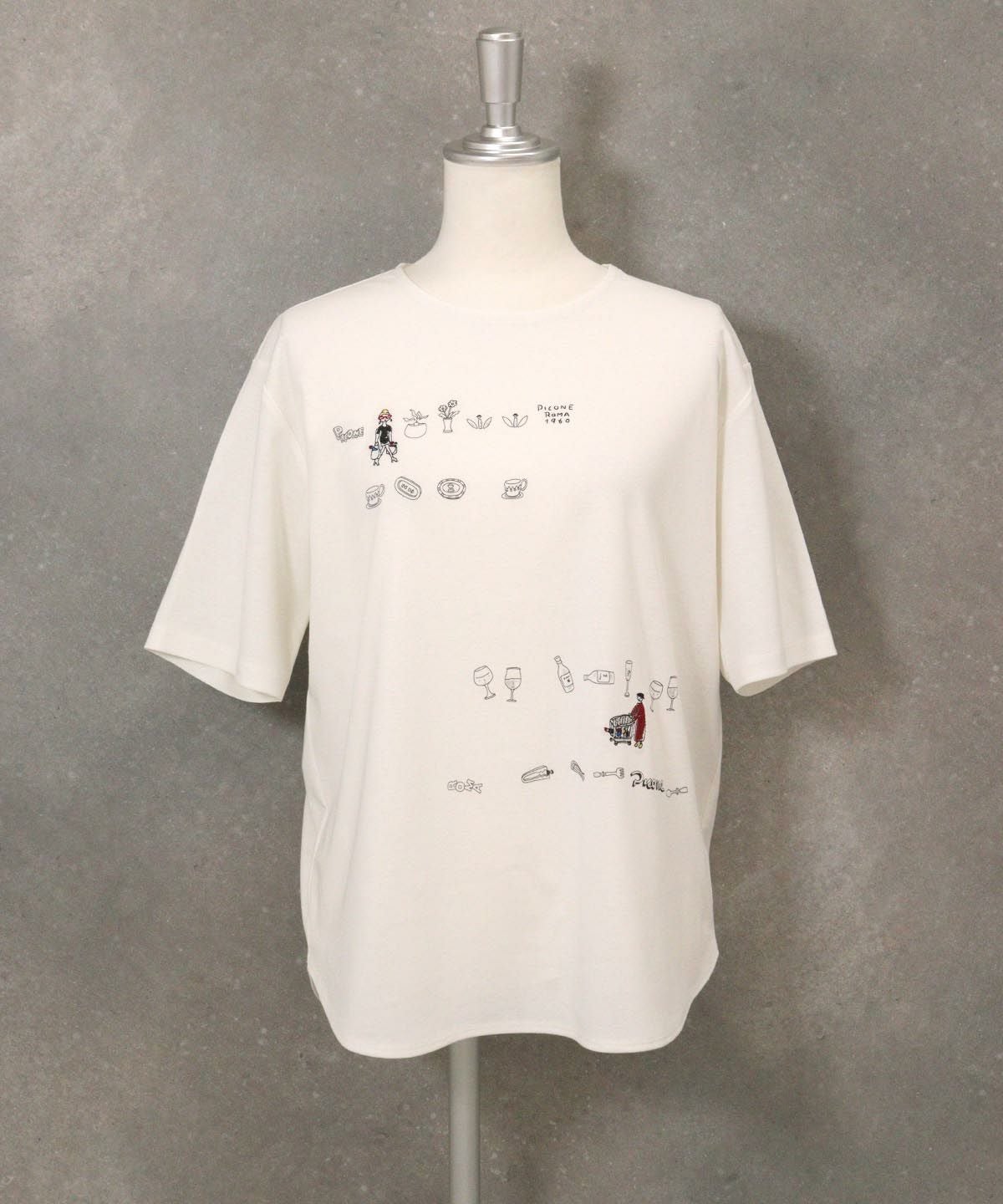 ラウンドヘムプルオーバー(ホワイト)