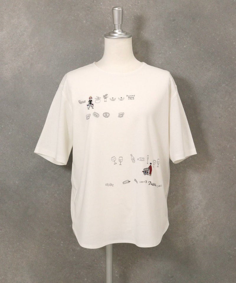 ラウンドヘムプルオーバー(ホワイト)