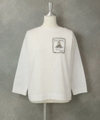 UV速乾チュール刺繍プルオーバー（ホワイト）