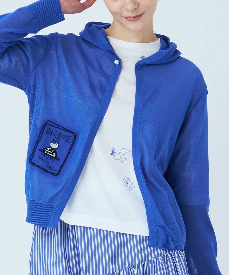 モデル画像（ホワイト×ブルー）