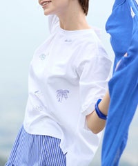 モデル画像（ホワイト×ブルー）