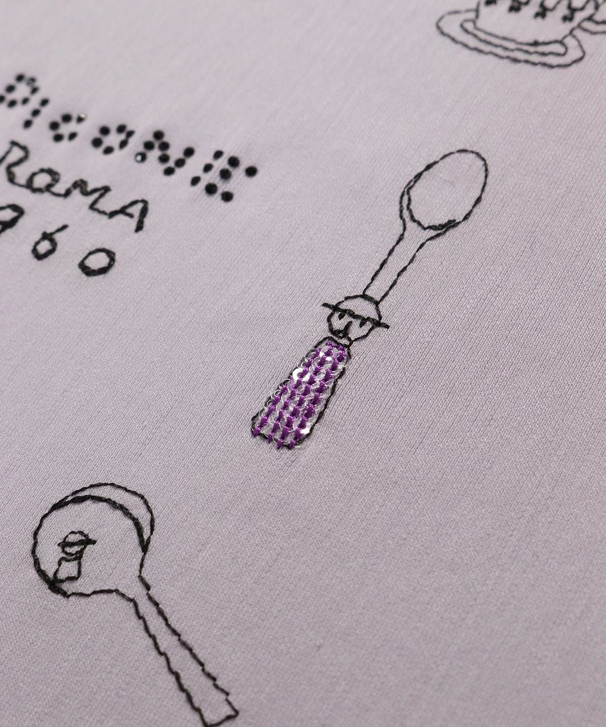 デザイン部分(ライトパープル)