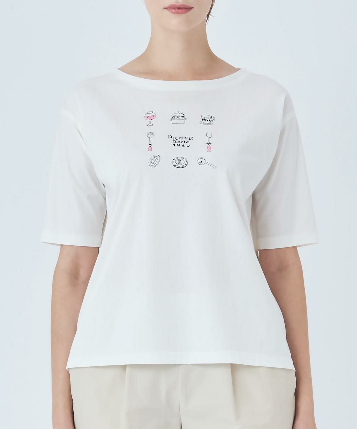 モデル着用画像（ホワイト）