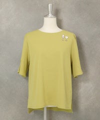 袖タックプルオーバー（イエロー）