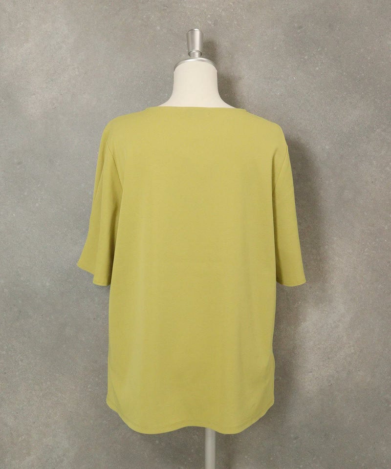 袖タックプルオーバー後（イエロー）