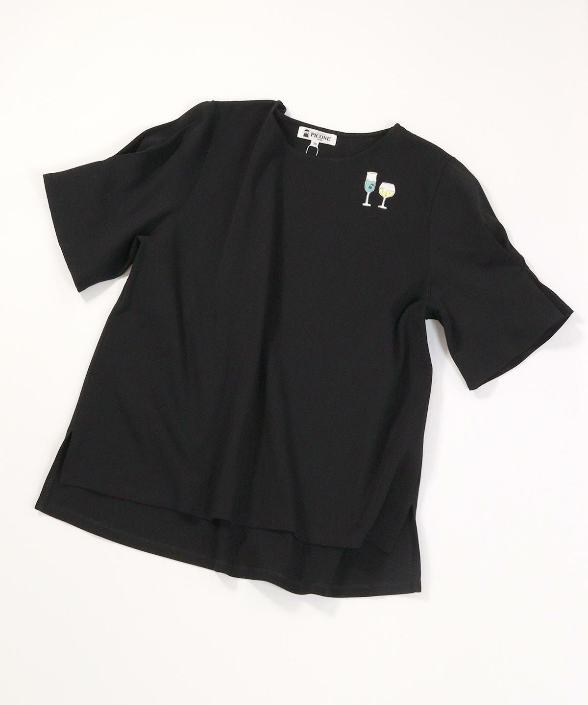 袖タックプルオーバー（ブラック）