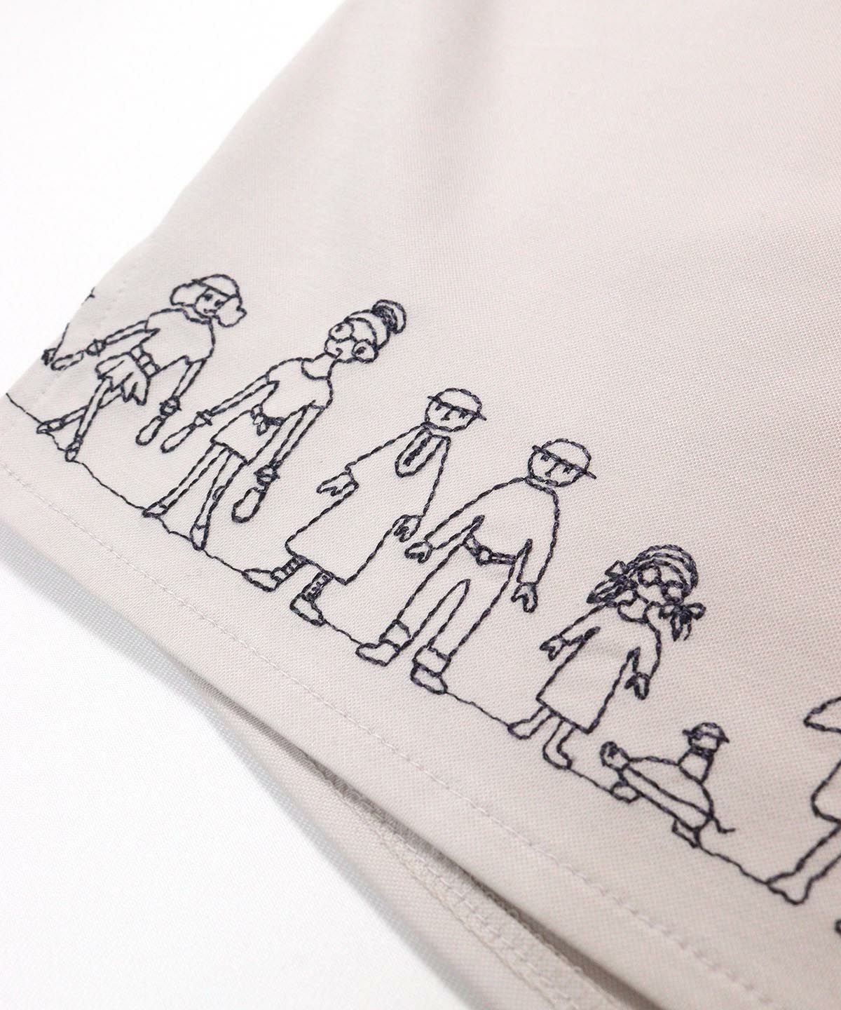 裾デザインアップ(ライトグレー)