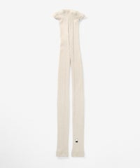 ワンポイント刺繍リブレギンス（ライトグレー）