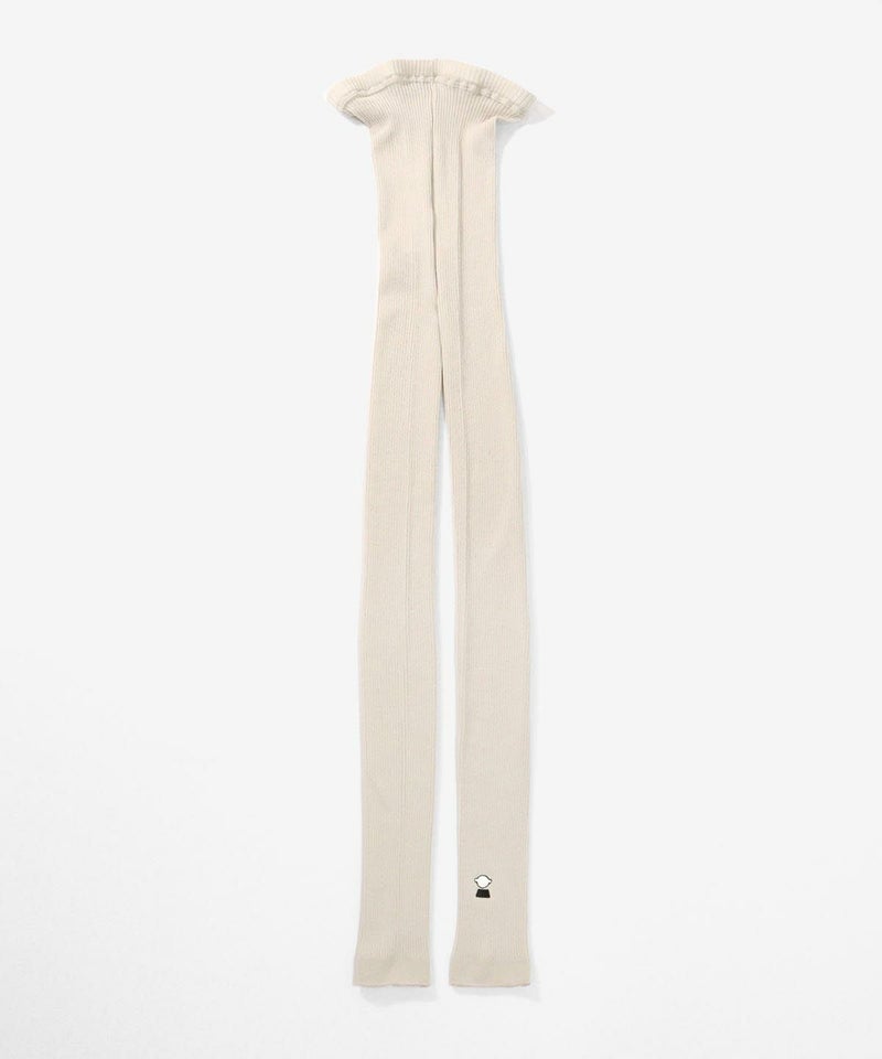 ワンポイント刺繍リブレギンス（ライトグレー）