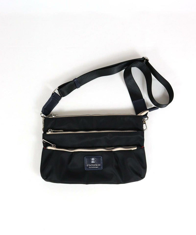 3ポケットショルダーバッグ（ブラック）