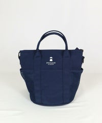 サイドメッシュ２WAYバッグ（ネイビー）
