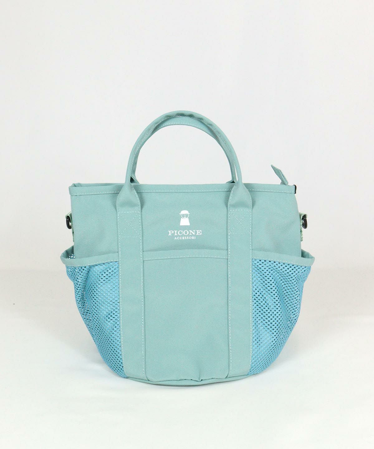 サイドメッシュ２WAYバッグ（ライトブルー）