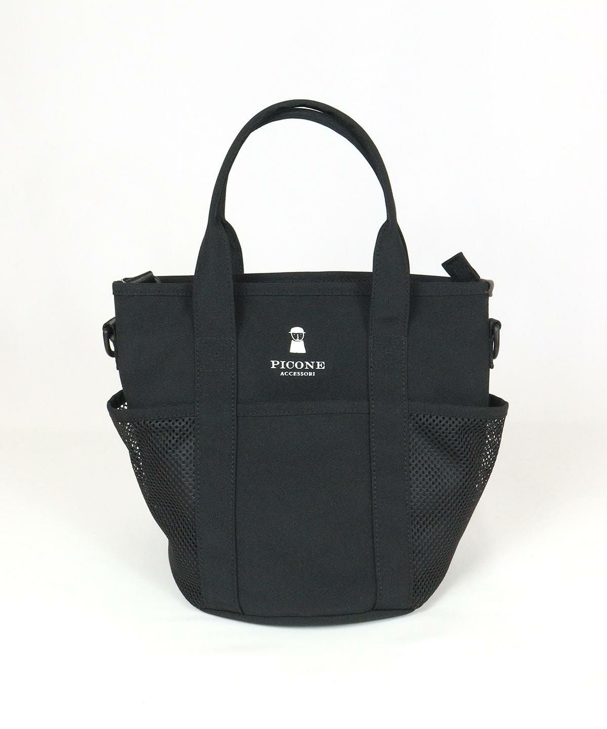 サイドメッシュ２WAYバッグ（ブラック）