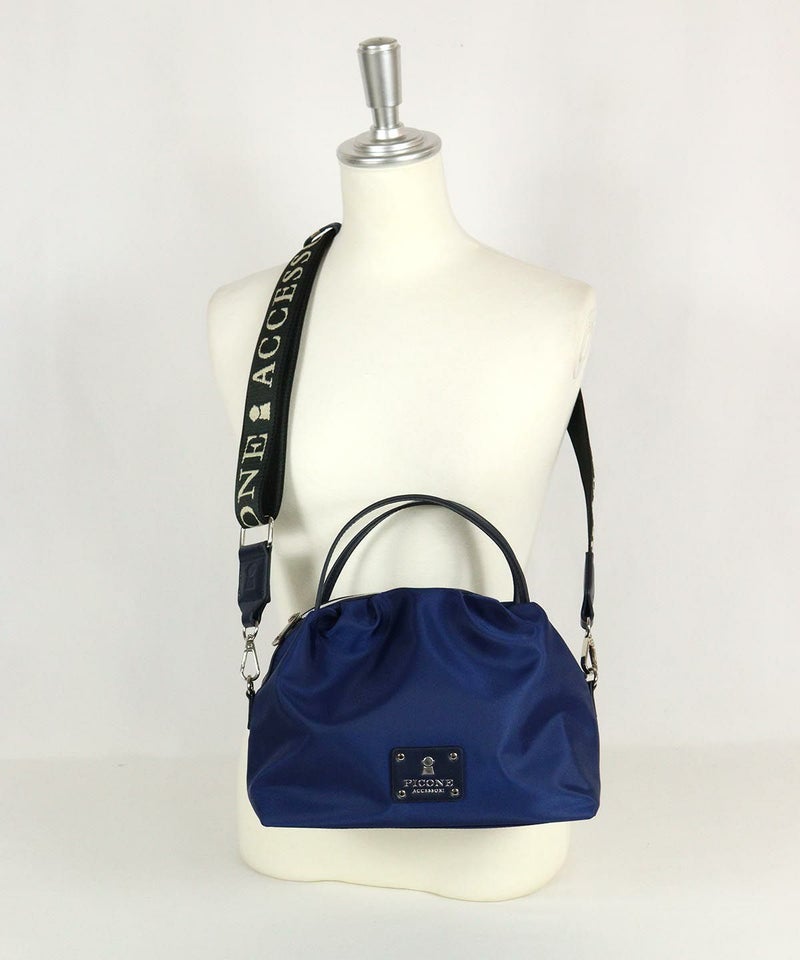 ミニボストンショルダーバッグ（ネイビー）