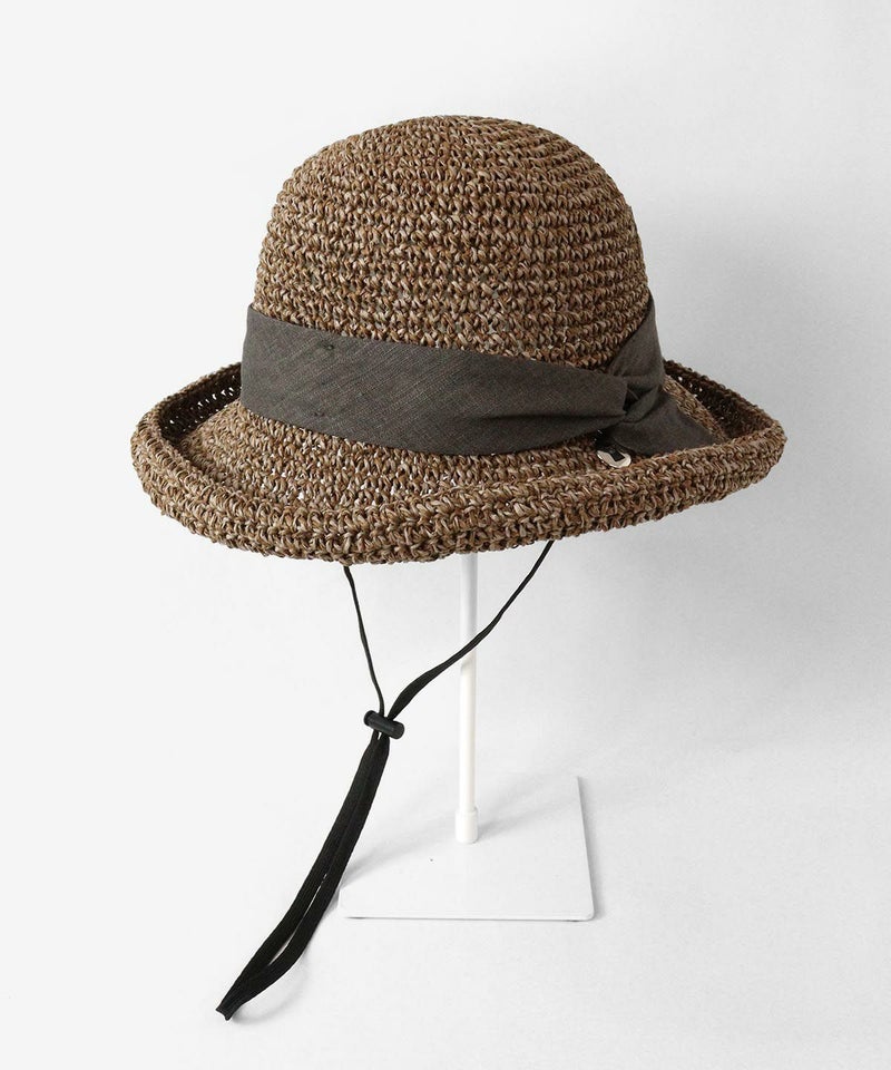 リボンペーパーハット（ブラウン）