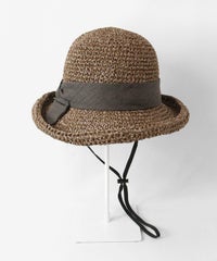 リボンペーパーハット後（ブラウン）