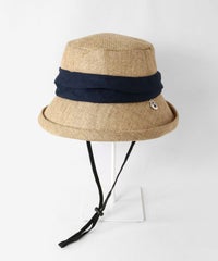 ペーパー風バケットハット（ベージュ）