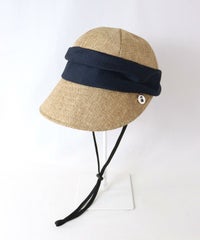 ストラップ付キャスケット（ベージュ）