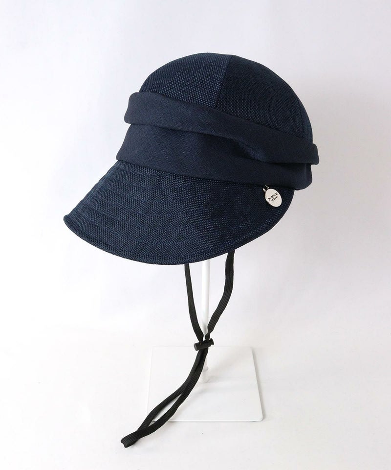 ストラップ付キャスケット（ネイビー）