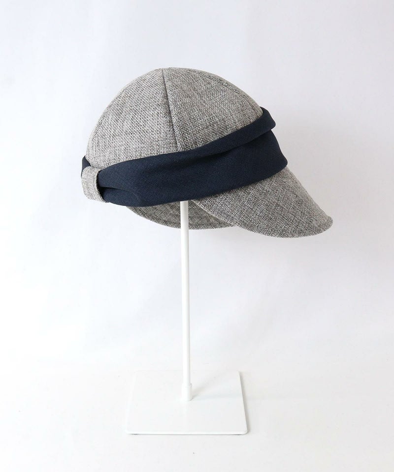 ストラップ付キャスケット横（ライトグレー）