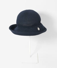 コットン混ボーラーハット（ネイビー）