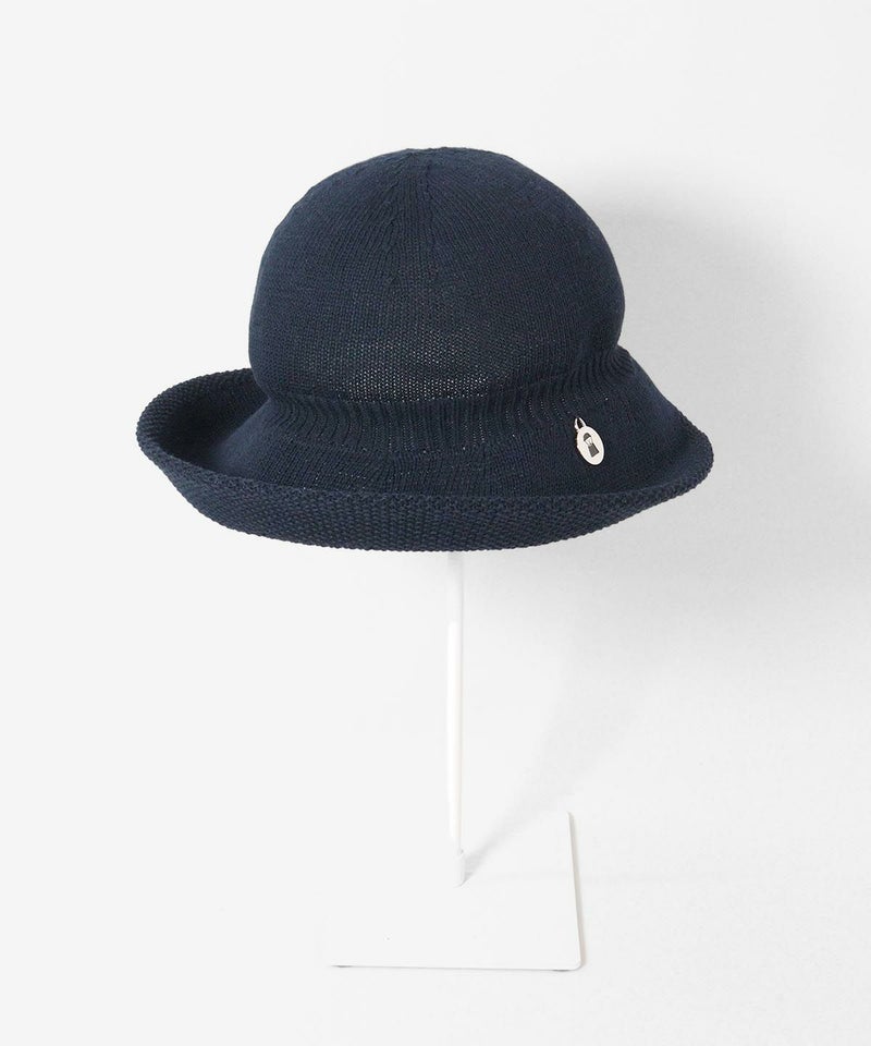 コットン混ボーラーハット（ネイビー）
